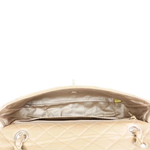 Chanel  Precious Jewel Single Flap Jumbo Leather Shoulder Bag Gold - Picture 14 of 16
